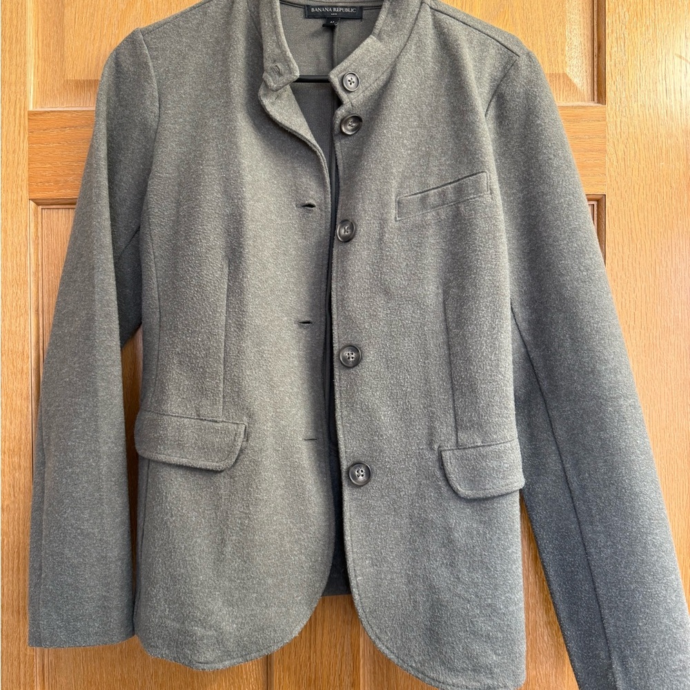 Green Military Style Jacket by Banana Republic